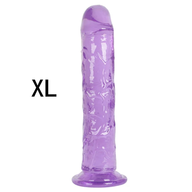 Top Quality Realistic Dildo With Suction Cup Jelly Huge Dildo Anal Sex Toys Big Penis Butt Plug Erotic Toy for Woman Multiple