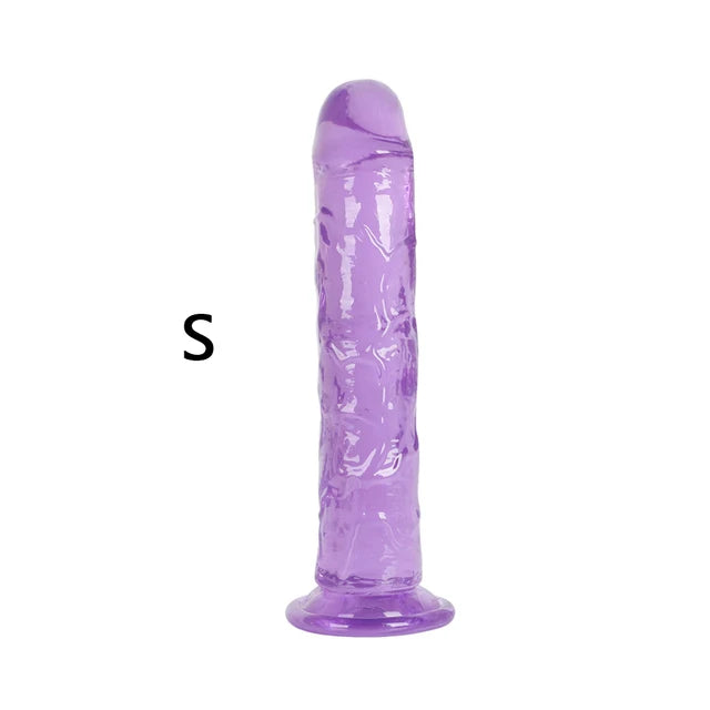 Top Quality Realistic Dildo With Suction Cup Jelly Huge Dildo Anal Sex Toys Big Penis Butt Plug Erotic Toy for Woman Multiple