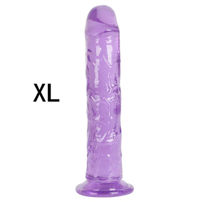Top Quality Realistic Dildo With Suction Cup Jelly Huge Dildo Anal Sex Toys  Big Penis Butt Plug Erotic Toy for Woman Multiple