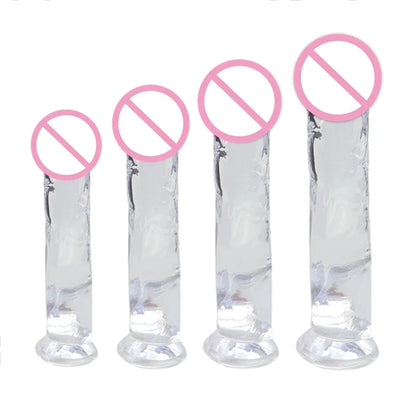 Top Quality Realistic Dildo With Suction Cup Jelly Huge Dildo Anal Sex Toys  Big Penis Butt Plug Erotic Toy for Woman Multiple