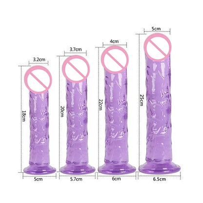 Top Quality Realistic Dildo With Suction Cup Jelly Huge Dildo Anal Sex Toys  Big Penis Butt Plug Erotic Toy for Woman Multiple
