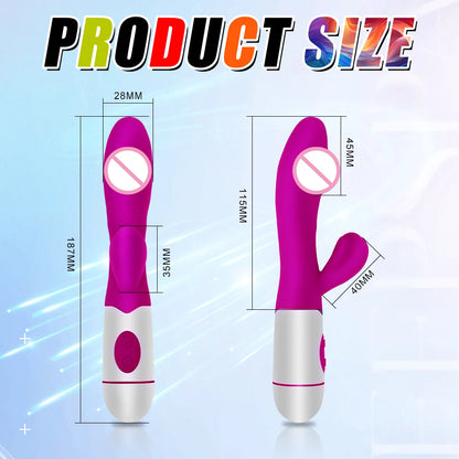 Rabbit Vibrating Massager – Dual-Stimulation Personal Wellness Device for Women