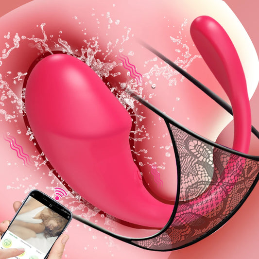 Wireless Bluetooth G Spot Dildo Vibrator for Women APP Remote Control Wear Vibrating Egg Clit Sex Toys