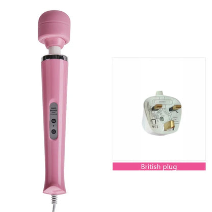BLACKWOLF 10-Speed Magic Wand Massager – G-Spot & Clitoral Stimulator for Women Sexy Erotic