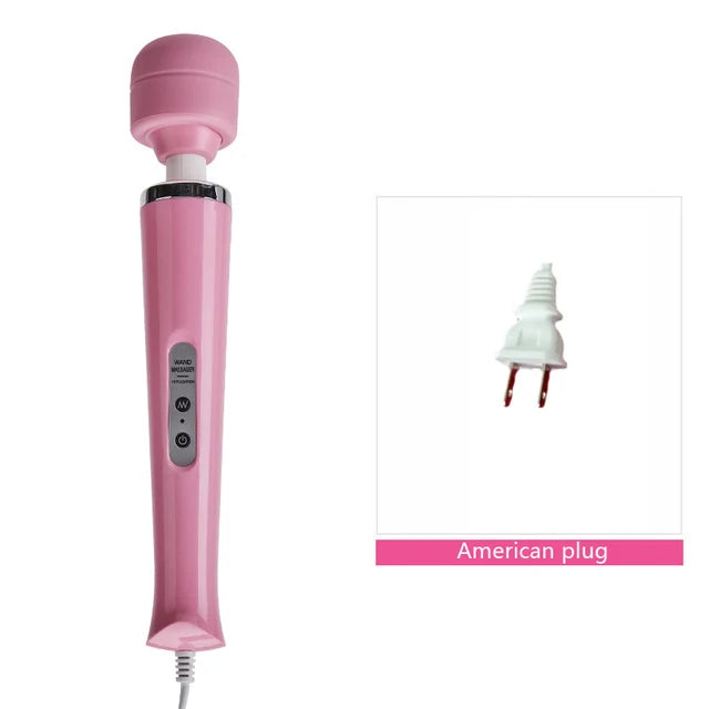 BLACKWOLF 10-Speed Magic Wand Massager – G-Spot & Clitoral Stimulator for Women Sexy Erotic