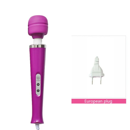 BLACKWOLF 10-Speed Magic Wand Massager – G-Spot & Clitoral Stimulator for Women Sexy Erotic