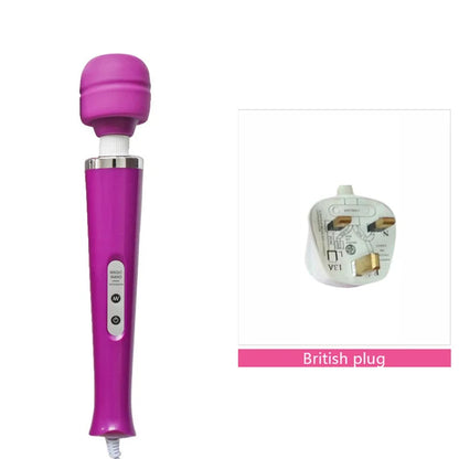 BLACKWOLF 10-Speed Magic Wand Massager – G-Spot & Clitoral Stimulator for Women Sexy Erotic