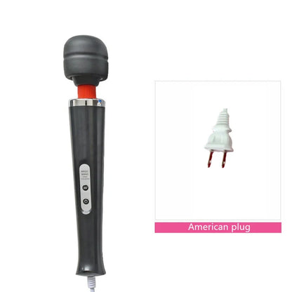 BLACKWOLF 10-Speed Magic Wand Massager – G-Spot & Clitoral Stimulator for Women Sexy Erotic