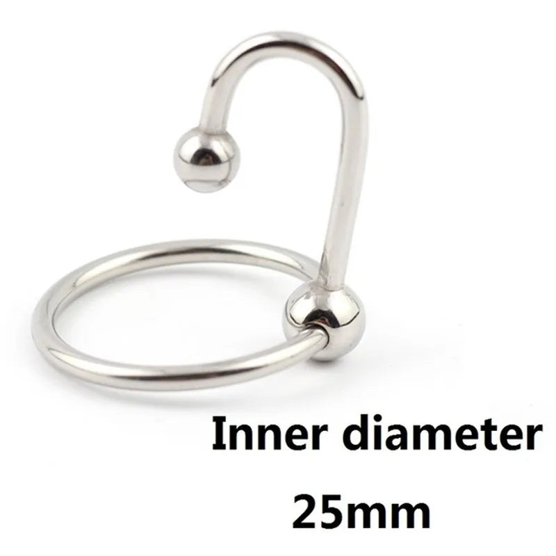 Penis Ring Stainless Cock Head Stimulating Ring Erection Enlargement Sex Toy For Male Delay Ejaculation