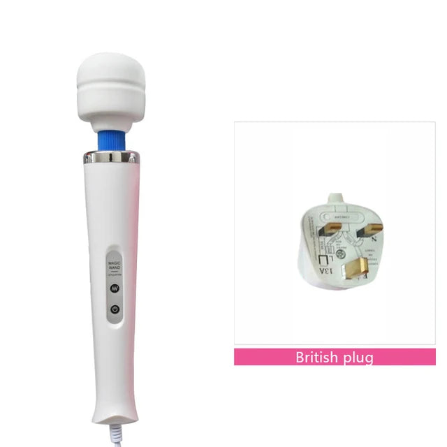 BLACKWOLF 10-Speed Magic Wand Massager – G-Spot & Clitoral Stimulator for Women Sexy Erotic