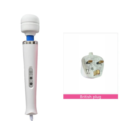 BLACKWOLF 10-Speed Magic Wand Massager – G-Spot & Clitoral Stimulator for Women Sexy Erotic