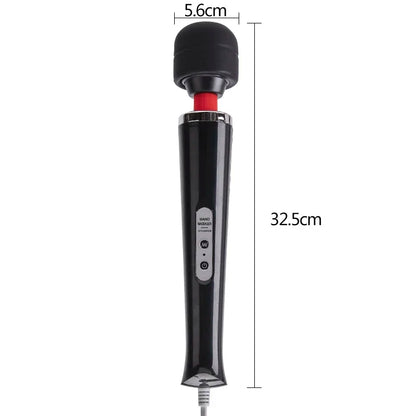 BLACKWOLF 10-Speed Magic Wand Massager – G-Spot & Clitoral Stimulator for Women Sexy Erotic