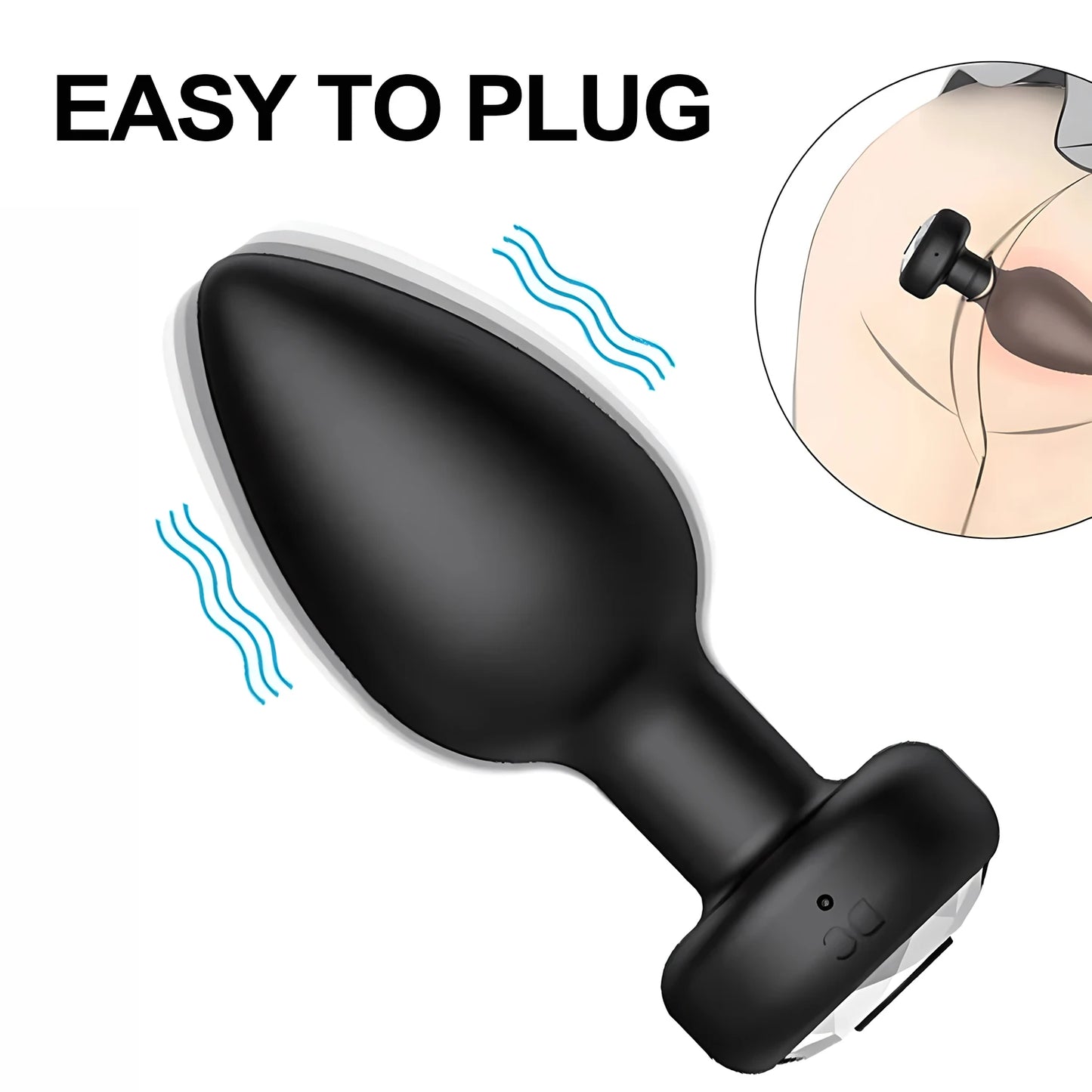 Intense Pleasure Anal Plug - Large Dildo and Self-Exploration Tool for Adult Enjoyment
