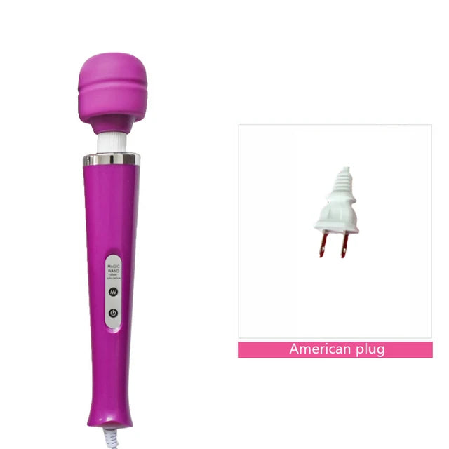 BLACKWOLF 10-Speed Magic Wand Massager – G-Spot & Clitoral Stimulator for Women Sexy Erotic