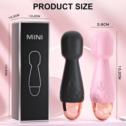 10-Mode Mini Vibrator – USB Rechargeable Personal Massager for Women G-Spot