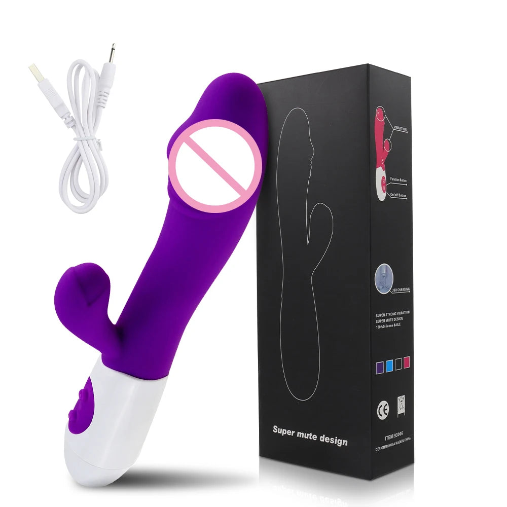 Rabbit Vibrating Massager – Dual-Stimulation Personal Wellness Device for Women