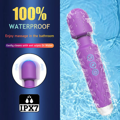 Vibrating Magic Wand Massager – Personal Wellness Device for Women Female Sex Erotic