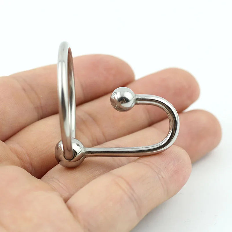 Penis Ring Stainless Cock Head Stimulating Ring Erection Enlargement Sex Toy For Male Delay Ejaculation