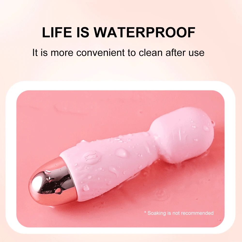 10-Mode Mini Vibrator – USB Rechargeable Personal Massager for Women G-Spot