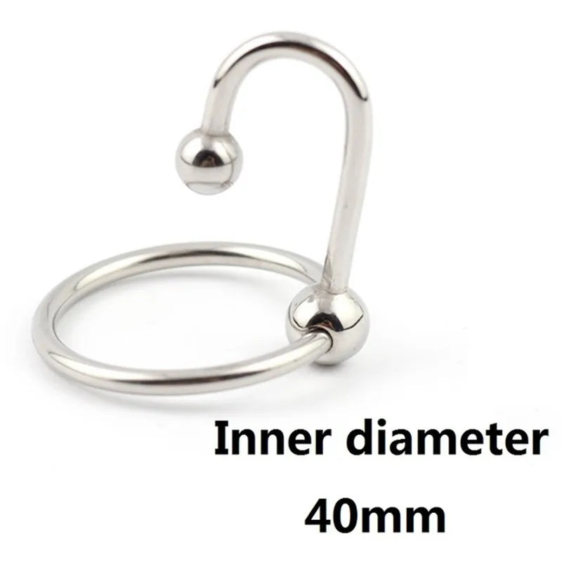 Penis Ring Stainless Cock Head Stimulating Ring Erection Enlargement Sex Toy For Male Delay Ejaculation