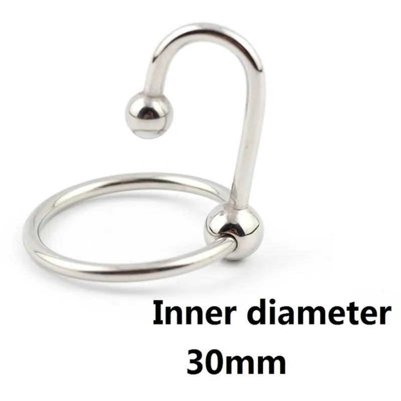 Penis Ring Stainless Cock Head Stimulating Ring Erection Enlargement Sex Toy For Male Delay Ejaculation