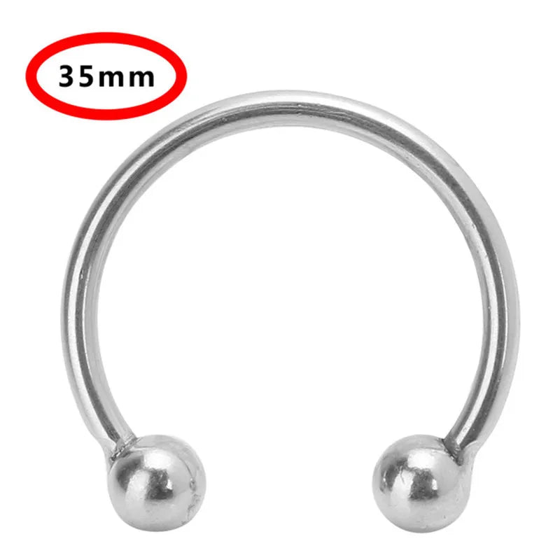 Penis Ring Stainless Cock Head Stimulating Ring Erection Enlargement Sex Toy For Male Delay Ejaculation