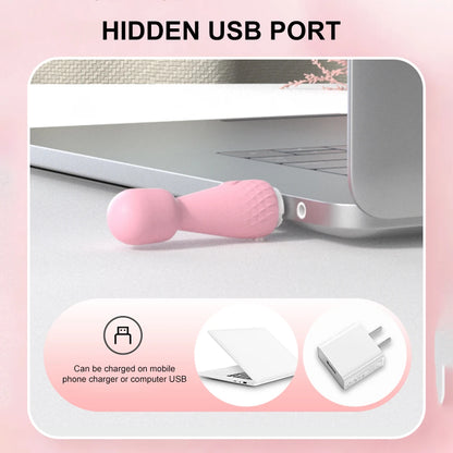 10-Mode Mini Vibrator – USB Rechargeable Personal Massager for Women G-Spot